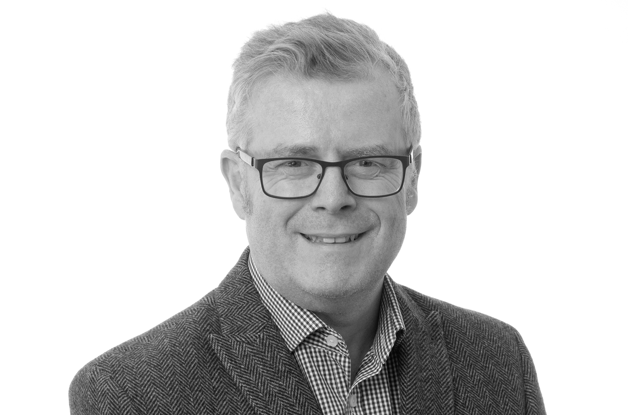 Black and white image of Simon Tebbutt BVRLA Member Services Director