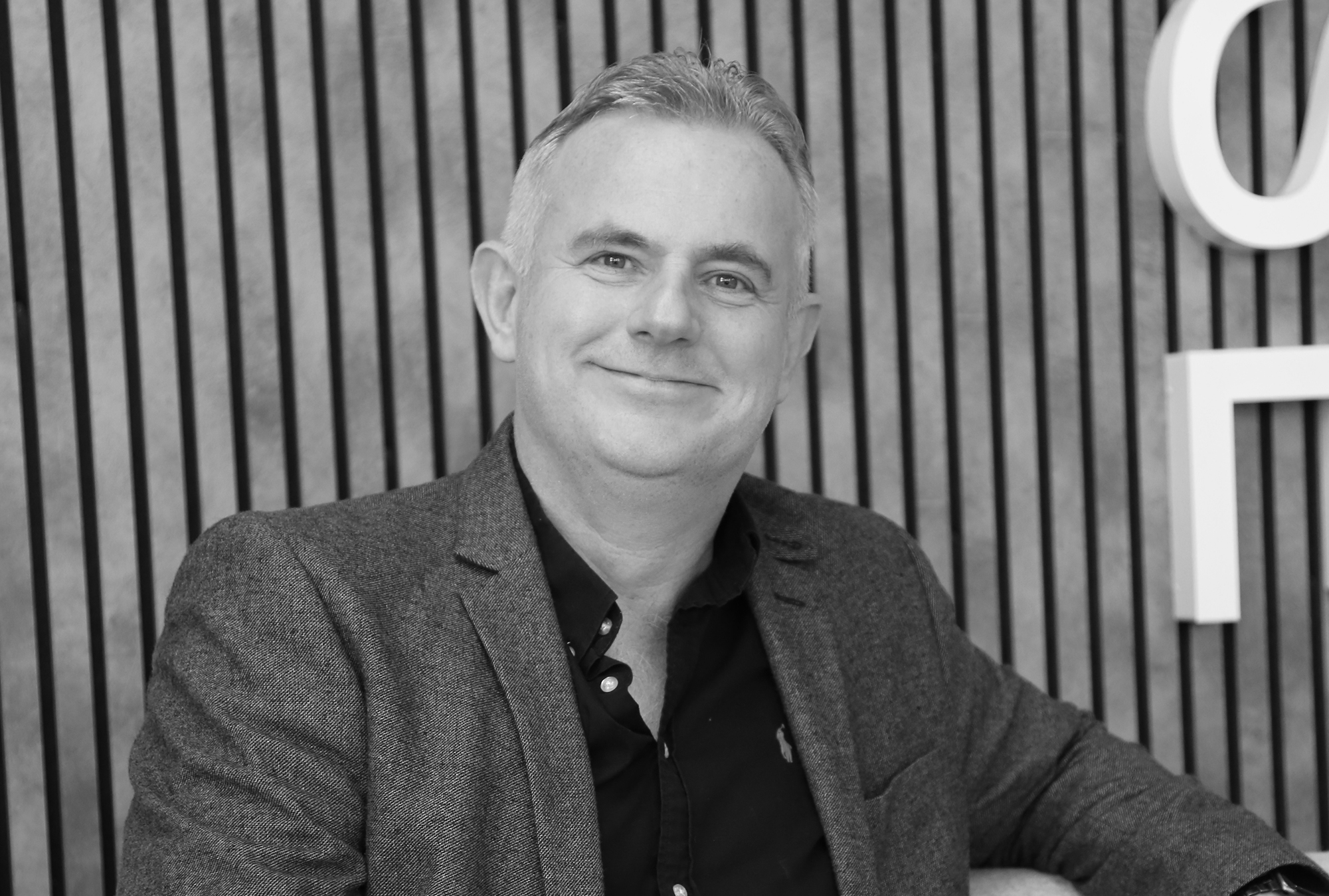John Peters, Head of Consulting and AMO, Arval UK in black and white