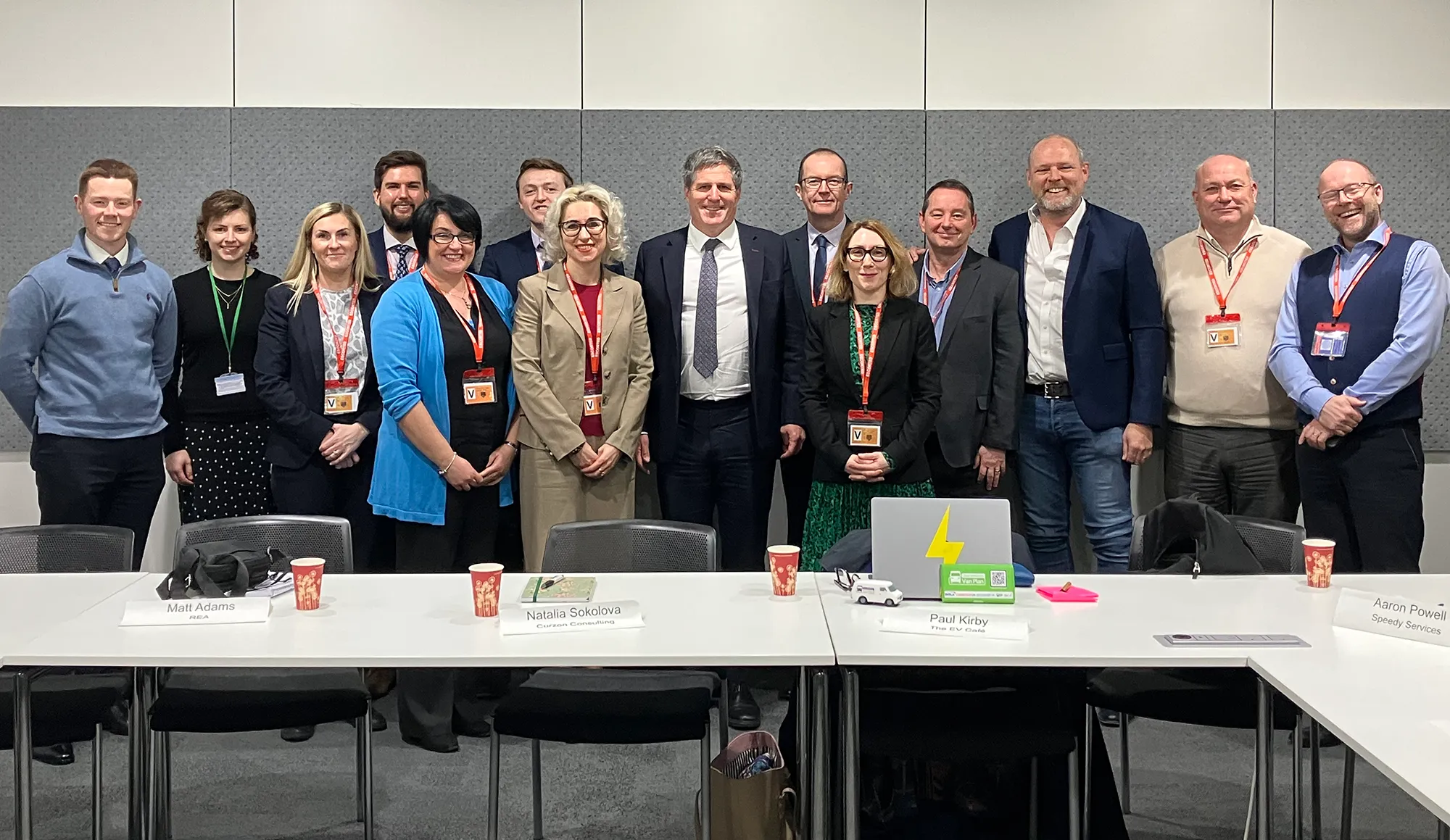 Participants of a Zero Emission Van Plan roundtable with the Department for Transport in April 2024