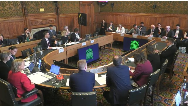 Chief Executive Toby Poston at Transport Select Committee in March 2026