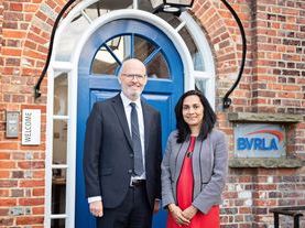 BVRLA Chief Executive, Toby Poston (L) with the Association's Chairperson, Lakshmi Moorthy (R).jpg