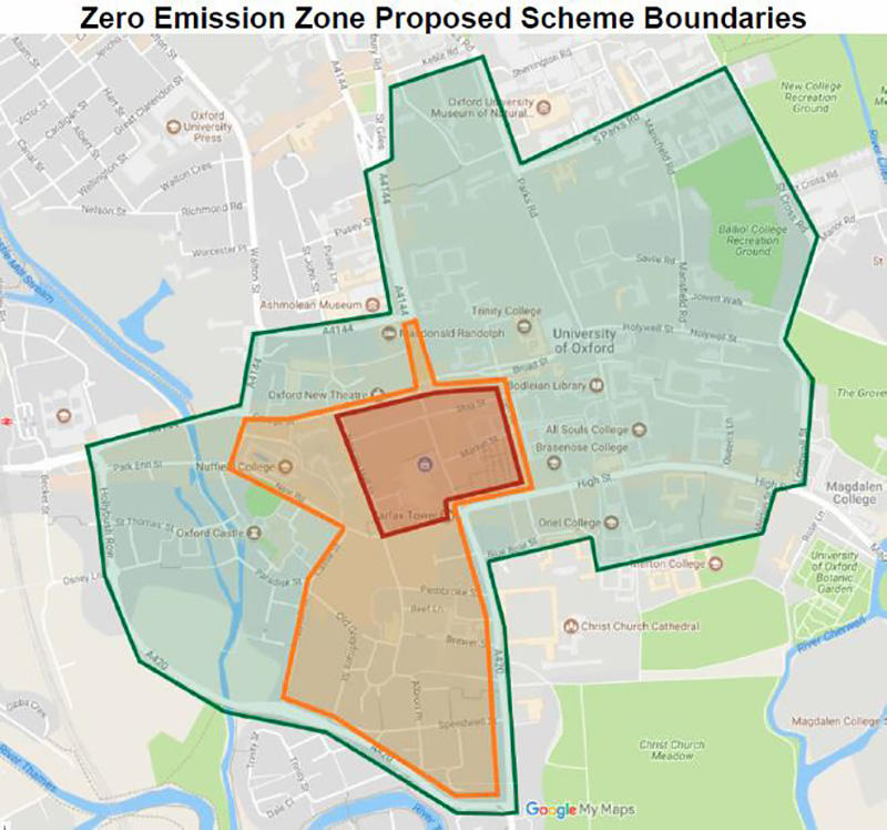 BVRLA Oxford Aims To Have The World’s First Zero Emission Zone By 2020