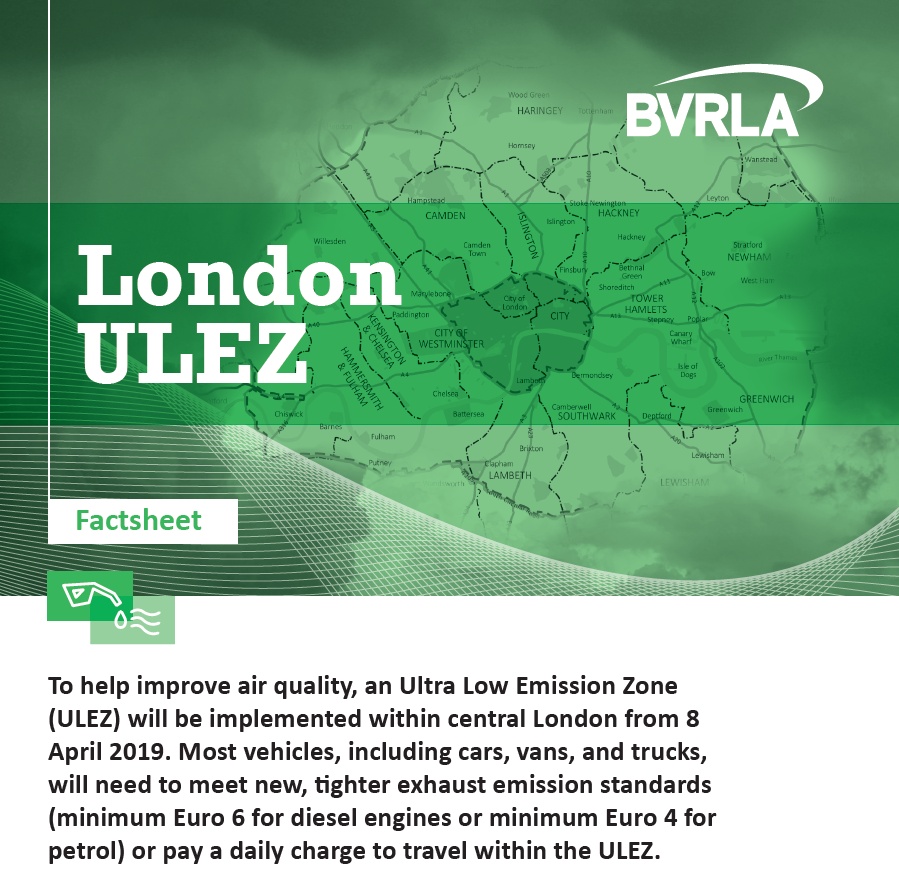 BVRLA London ULEZ Factsheet